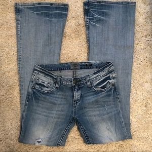 Express Rerock Flare Jeans Sz 4